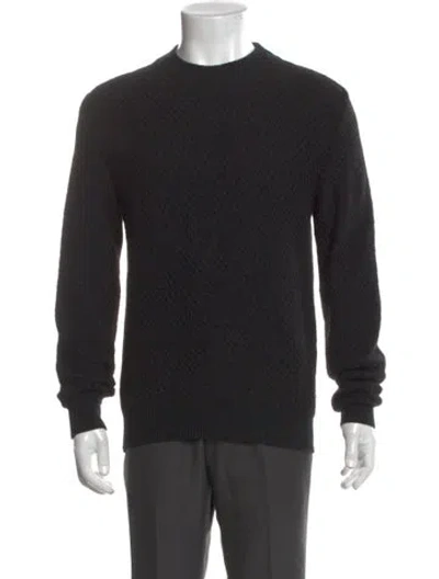 Pre-owned Givenchy Crew Neck Long Sleeve Pullover In Black