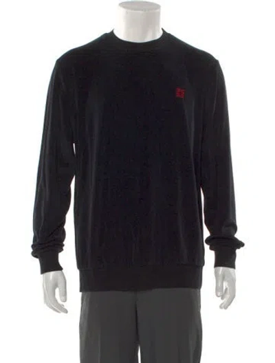 Pre-owned Givenchy Crew Neck Long Sleeve Sweatshirt In Black