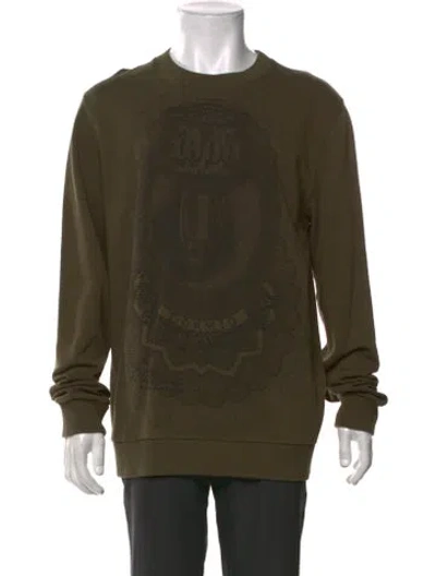 Pre-owned Givenchy Crew Neck Long Sleeve Sweatshirt W/ Tags In Green