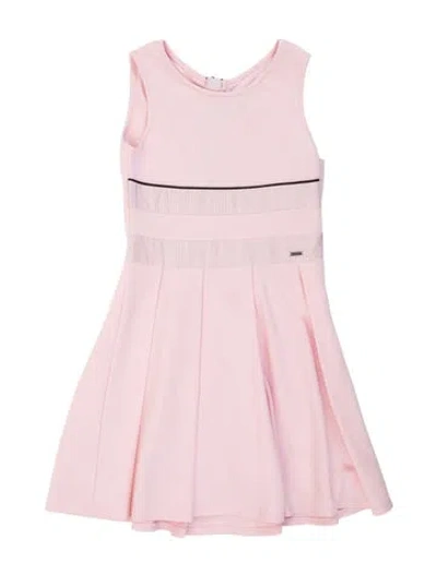 Pre-owned Givenchy Crew Neck Mini Dress In Pink