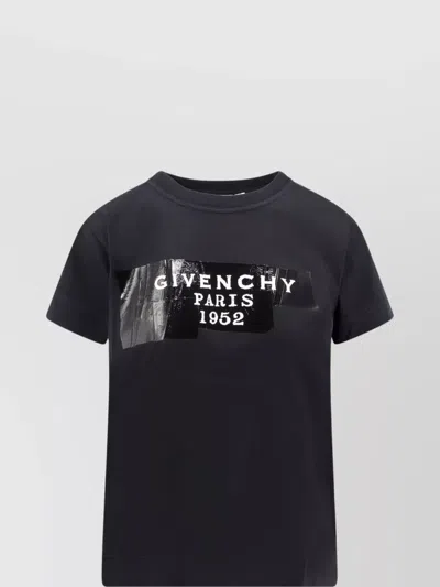 GIVENCHY CREW-NECK SHORT SLEEVE GRAPHIC COTTON T-SHIRT