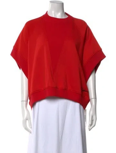 Pre-owned Givenchy Crew Neck Short Sleeve Sweatshirt In Red