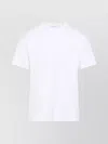 Givenchy Men White Crew Neck T-shirt With Logo On Front And Back In Cotton Man In White
