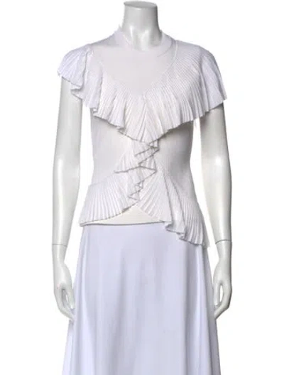 Pre-owned Givenchy Crew Neck Short Sleeve Top In Neutral