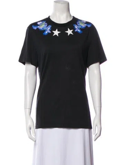 Pre-owned Givenchy Crew Neck Short Sleeve T-shirt In Black