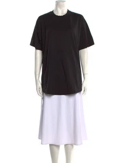 Pre-owned Givenchy Crew Neck Short Sleeve T-shirt In Black