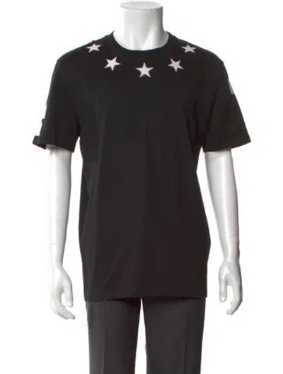 Pre-owned Givenchy Crew Neck Short Sleeve T-shirt In Black
