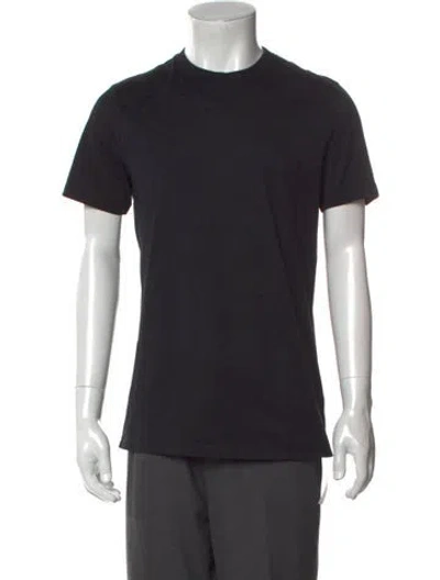Pre-owned Givenchy Crew Neck Short Sleeve T-shirt In Black
