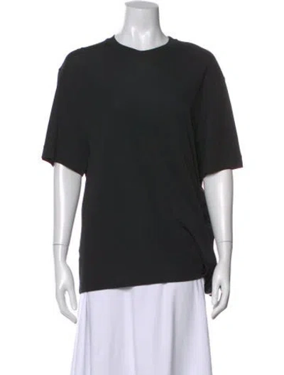 Pre-owned Givenchy Crew Neck Short Sleeve T-shirt In Black