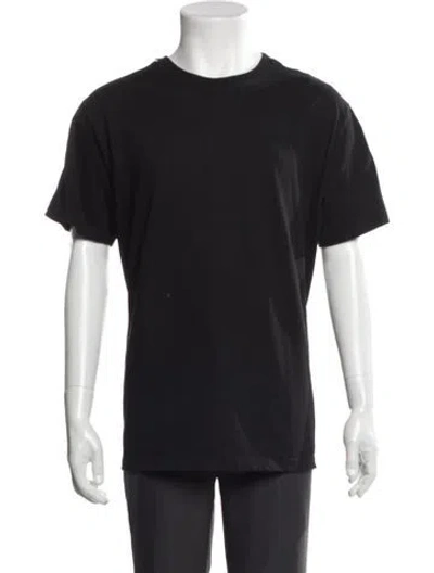Pre-owned Givenchy Crew Neck Short Sleeve T-shirt In Black