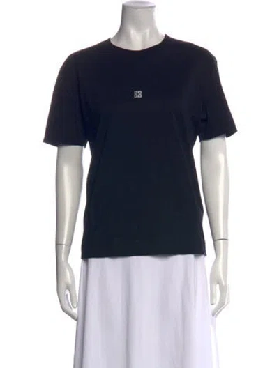 Pre-owned Givenchy Crew Neck Short Sleeve T-shirt In Blue