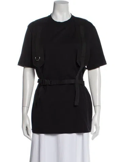 Pre-owned Givenchy Crew Neck Short Sleeve T-shirt In Gray