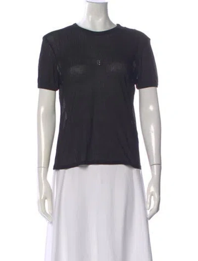 Pre-owned Givenchy Crew Neck Short Sleeve T-shirt In Gray