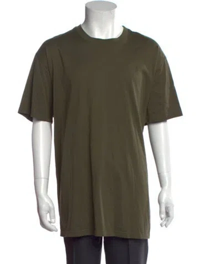 Pre-owned Givenchy Crew Neck Short Sleeve T-shirt In Green