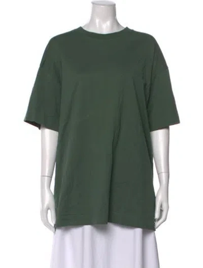 Pre-owned Givenchy Crew Neck Short Sleeve T-shirt In Green