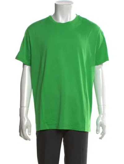 Pre-owned Givenchy Crew Neck Short Sleeve T-shirt In Green