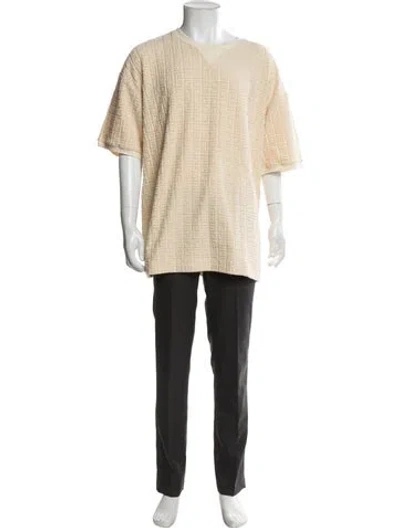 Pre-owned Givenchy Crew Neck Short Sleeve T-shirt In Neutral