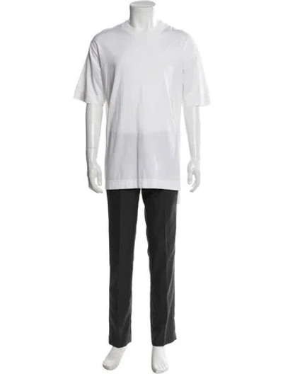 Pre-owned Givenchy Crew Neck Short Sleeve T-shirt In White