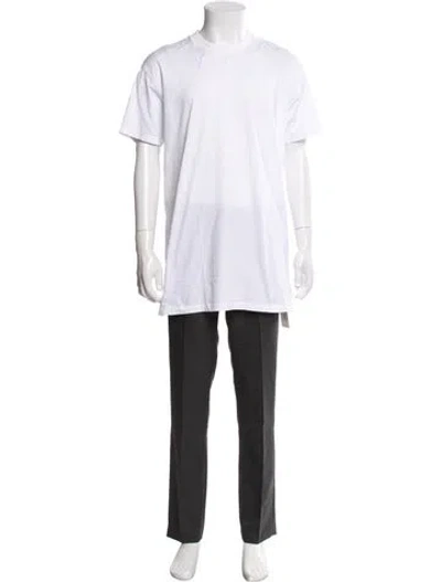 Pre-owned Givenchy Crew Neck Short Sleeve T-shirt In White