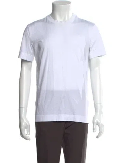 Pre-owned Givenchy Crew Neck Short Sleeve T-shirt In White