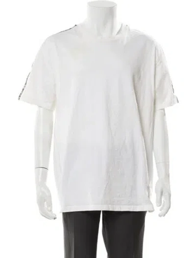 Pre-owned Givenchy Crew Neck Short Sleeve T-shirt In White