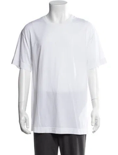 Pre-owned Givenchy Crew Neck Short Sleeve T-shirt In White