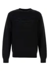 Givenchy Embroidered Logo Wool Sweater In Black