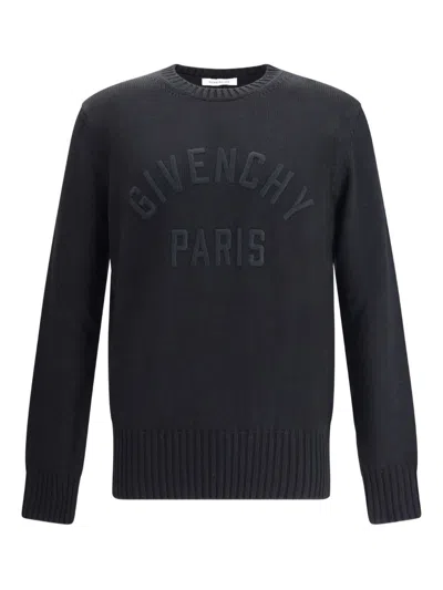Givenchy Crew Neck Sweater In Black