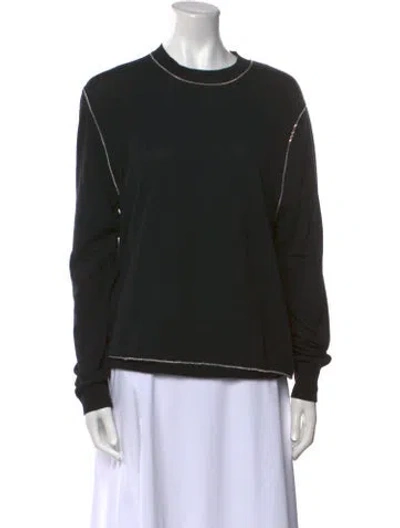 Pre-owned Givenchy Crew Neck Sweater In Black