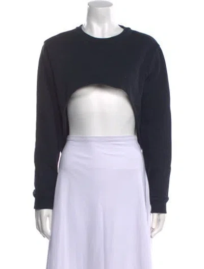 Pre-owned Givenchy Crew Neck Sweater In Black