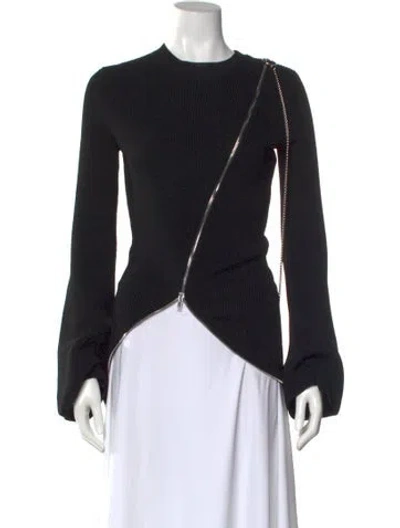 Pre-owned Givenchy Crew Neck Sweater In Black