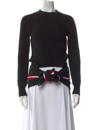 Pre-owned Givenchy Crew Neck Sweater In Black