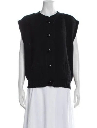 Pre-owned Givenchy Crew Neck Sweater In Black