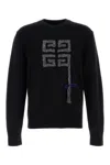Givenchy Men Black Wool Sweater In Black