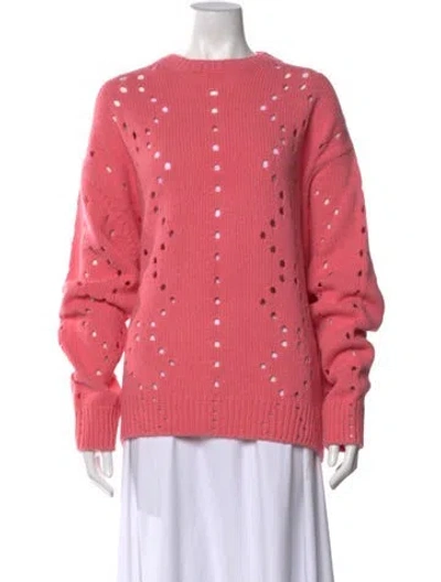 Pre-owned Givenchy Crew Neck Sweater In Pink