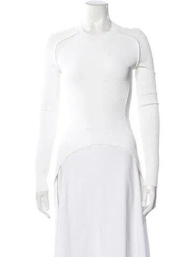 Pre-owned Givenchy Crew Neck Sweater In White