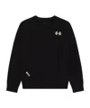 Givenchy Black Cotton Patches Sweatshirt In Black