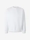 Givenchy Logo-patch Cotton Sweatshirt In White