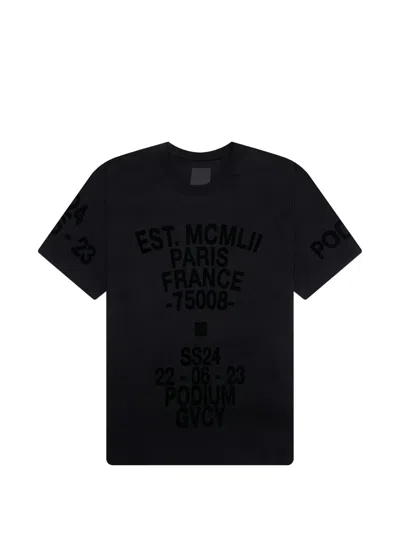 Givenchy Crew-neck T-shirt In Black
