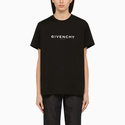 Givenchy Crew-neck T-shirt With Logo In Black