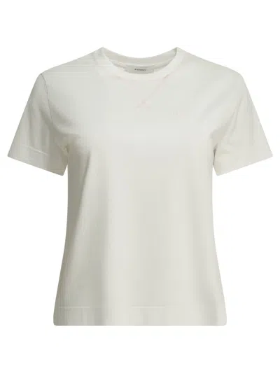 Givenchy Crew Neck T Shirt With Logo In Transparent