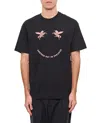 Givenchy Crew-neck T-shirt With Whimsical Unicorn Print In Black