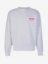 Givenchy 4g Printed Cotton Sweatshirt In White