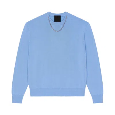 Pre-owned Givenchy Crewneck Long-sleeve Sweater 'cornflower' | Multi-color | Women's Size L