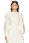 Givenchy Crewneck Raglan Sweater In White