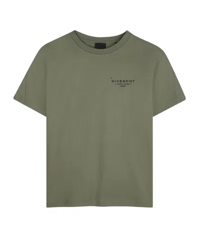 Givenchy Crewneck Shortsleeve Tshirt In Green