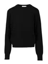 Givenchy Crewneck Sweater Knitwear Black In Black