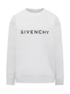 GIVENCHY GIVENCHY CREWNECK SWEATSHIRT WITH CONTRASTING LETTERING