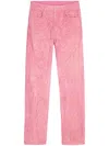 Givenchy Crinkled-finish Straight-leg Jeans In Multi