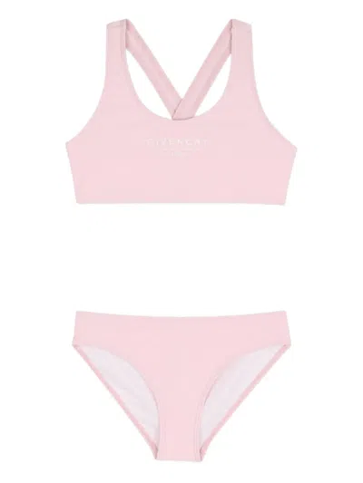 Givenchy Kids' Criss-cross Bikini In Pink